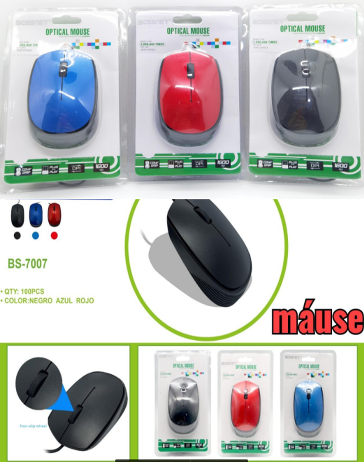 Bossney Optical Mouse - Imagen 2
